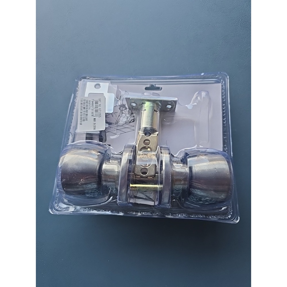 NEW!! ELITE Privacy Locks Lockset Satin Nickel Finish Door Knob  5 Pi. Cylinder! - Picture 3 of 6